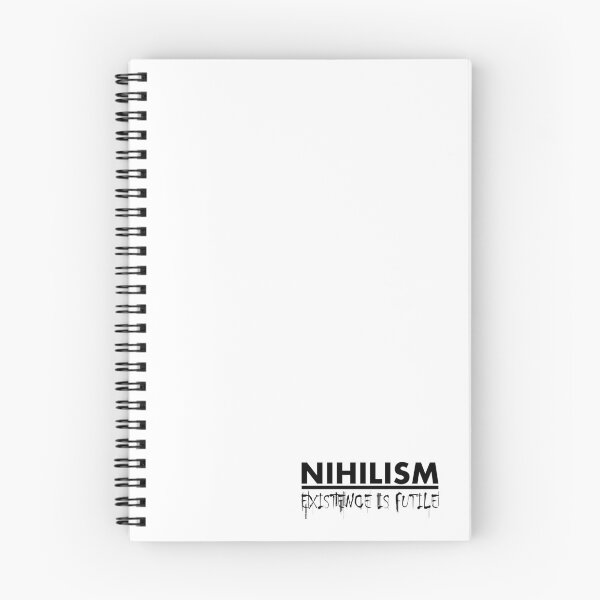 Item preview, Nihilismo: la existencia es inútil (negro) designed and sold by FreakorGeek.