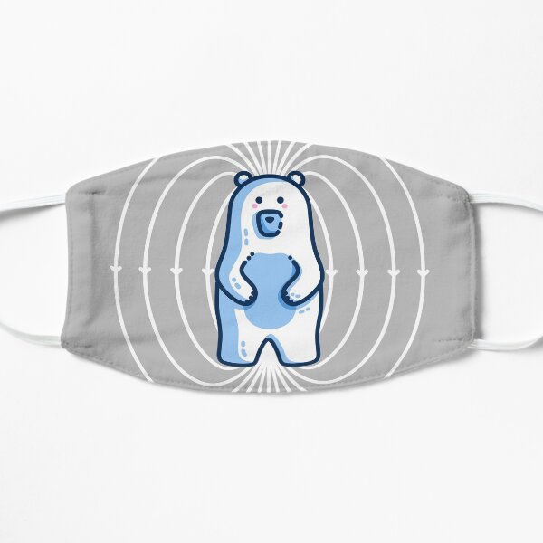 Polar Bear Science Pun Flat Mask