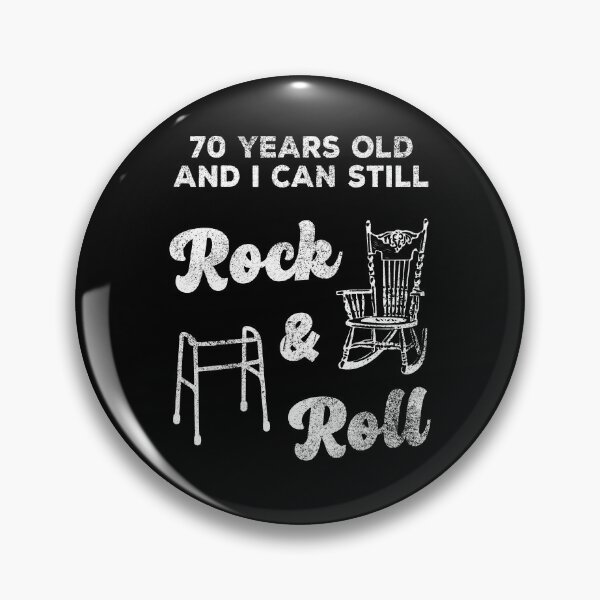 Item preview, Funny 70th Birthday Gag Gift Rock and Roll designed and sold by BetterLeo.