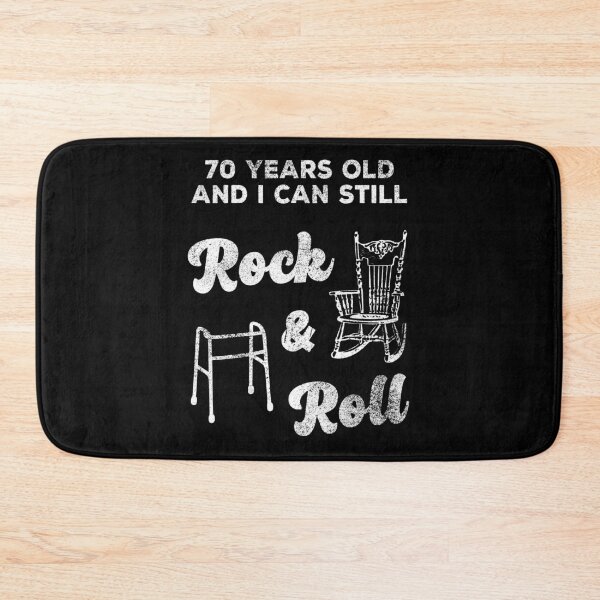 Item preview, Funny 70th Birthday Gag Gift Rock and Roll designed and sold by BetterLeo.