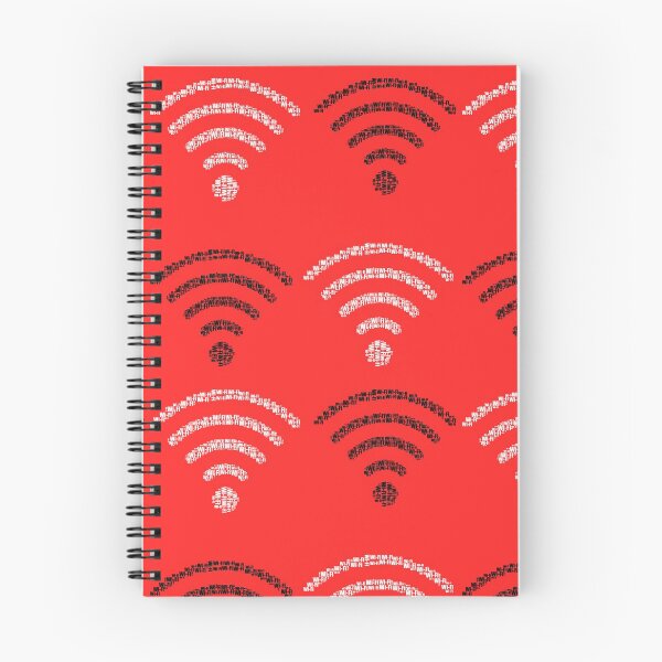Item preview, Wifi sign  typography sticker pack- black and white  designed and sold by Tanuja  Sharma.