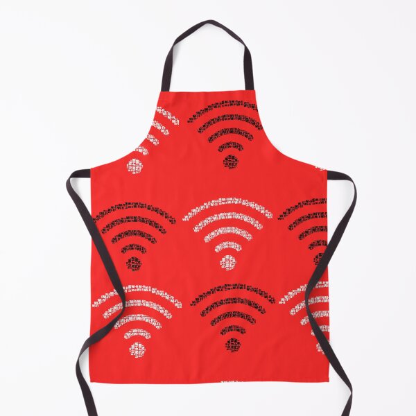 Item preview, Wifi sign typography sticker pack- black and white designed and sold by Tanuja Sharma.