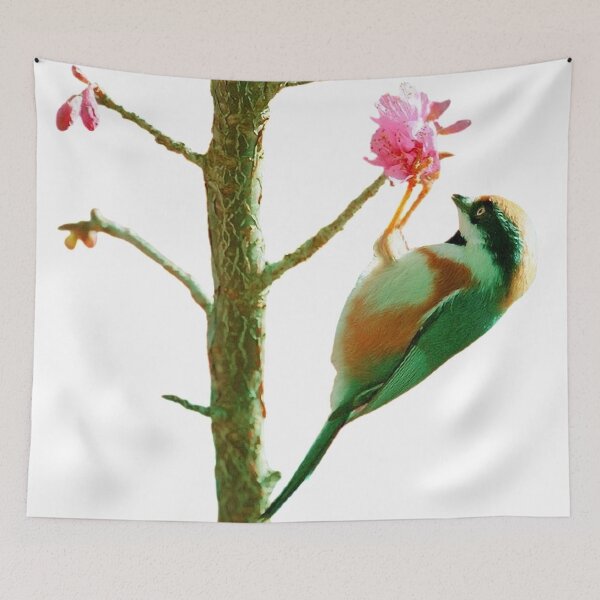Item preview, The red-headed long-tailed tit (scientific name: Aegithalos concinnus) is a small bird with a body length of 9.5-11 cm designed and sold by zenger2021.