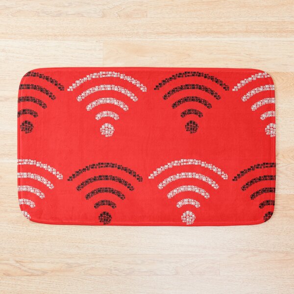 Item preview, Wifi sign  typography sticker pack- black and white  designed and sold by Tanuja  Sharma.