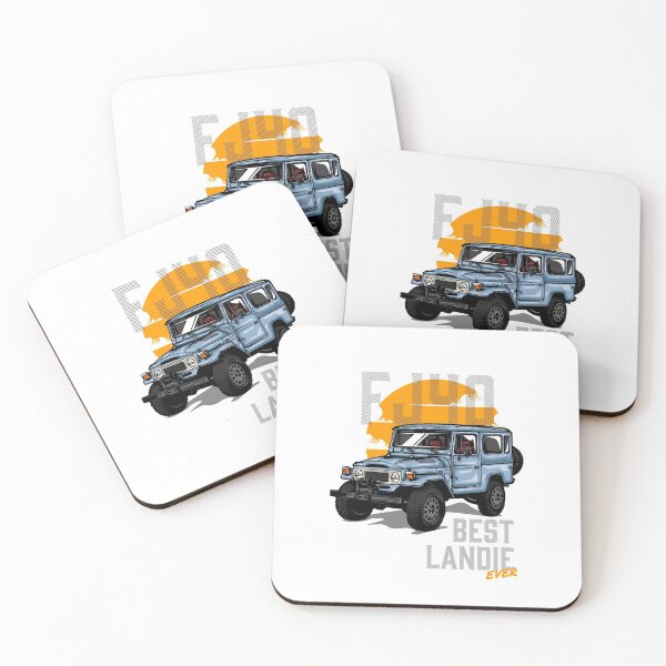 Item preview, FJ40 - The Best Landie Ever (white background) designed and sold by Jeeklsdotcom.