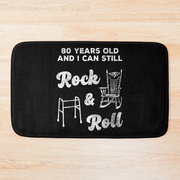 Item preview, Funny 80th Birthday Gag Gift Rock and Roll designed and sold by BetterLeo.