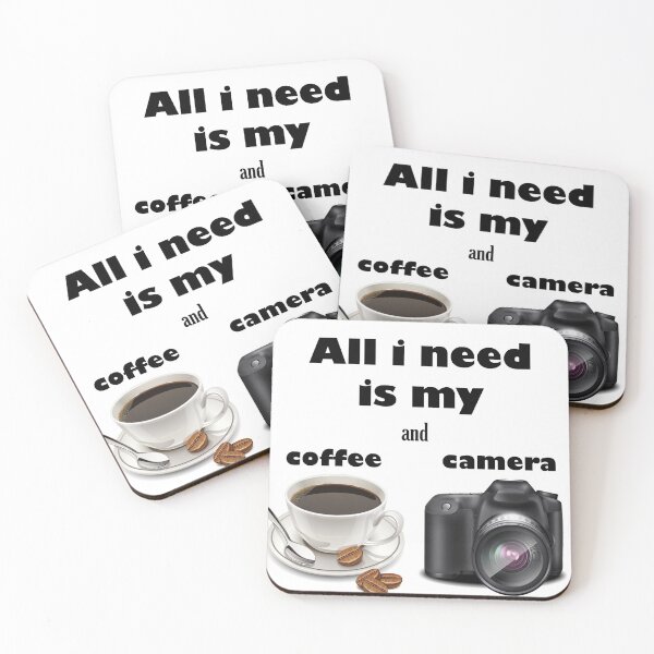 Item preview, All i need is my coffee and camera designed and sold by NASSIMBL.