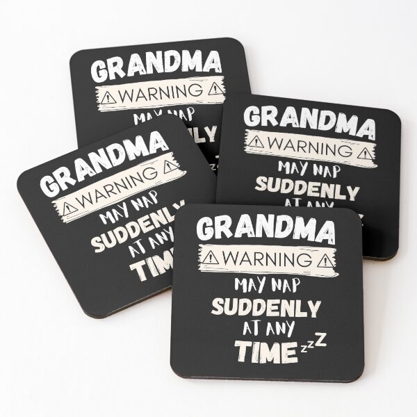 Item preview, Grandma warning may nap suddenly at any time designed and sold by For the love of Pixels.