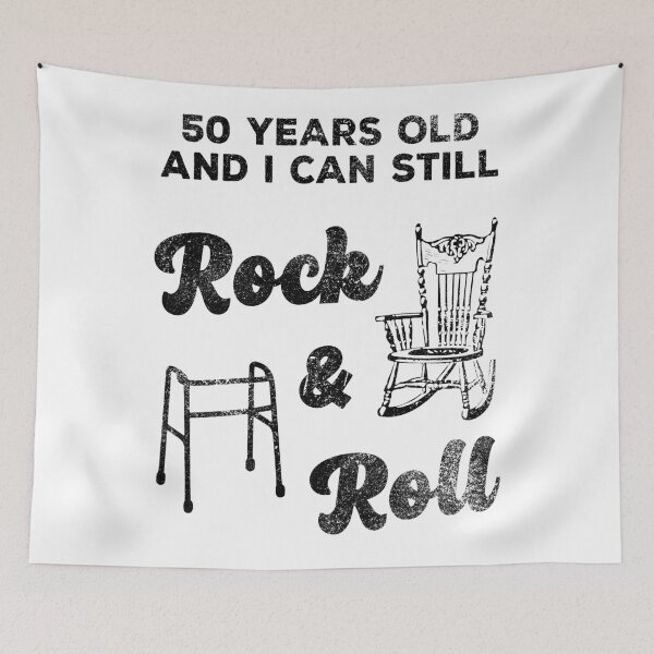 Item preview, Funny 50th Birthday Gag Gift Rock and Roll designed and sold by BetterLeo.