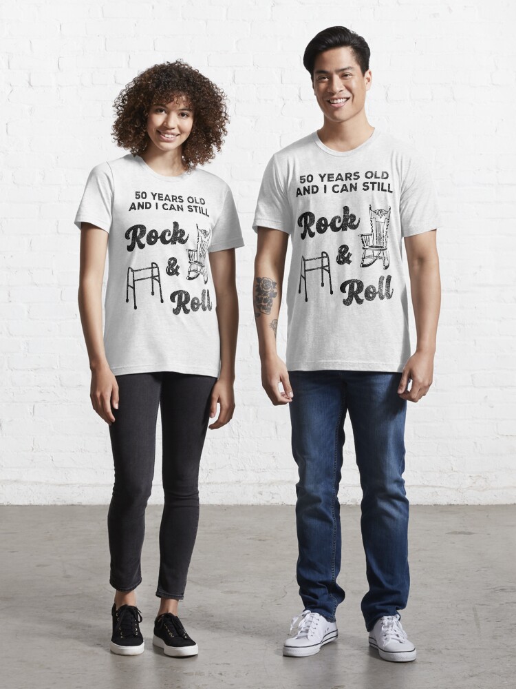 Funny Rock & Roll 50th Birthday Gift Tshirt Funny Rock & Roll 50th Birthday Gift Tshirt