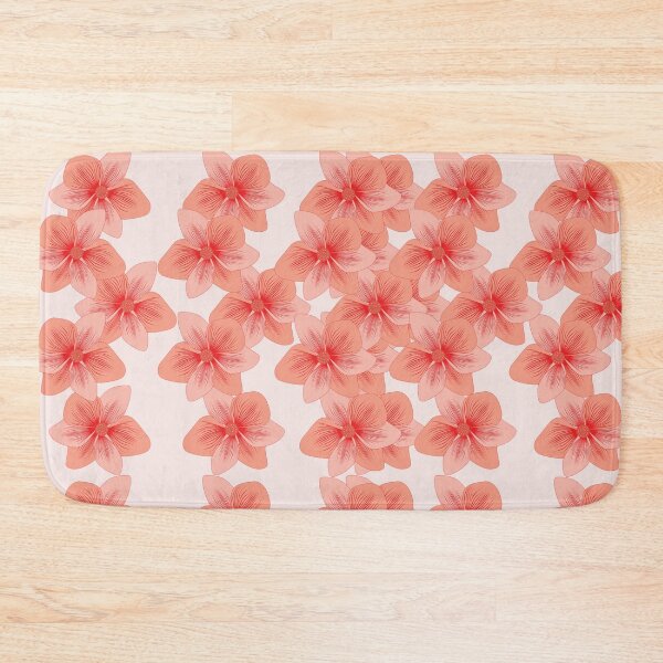 Item preview, beautiful pink floral pattern wallpaper - beautiful pink watercolor flowers pattern designed and sold by Amalzaki.