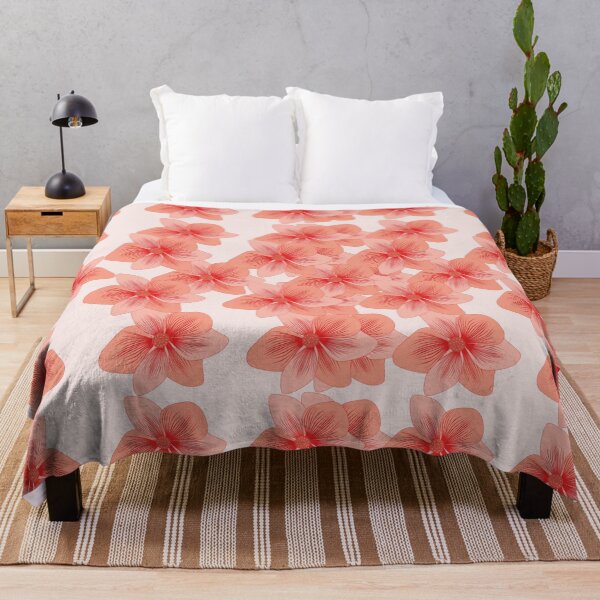 Item preview, beautiful pink floral pattern wallpaper - beautiful pink watercolor flowers pattern designed and sold by Amalzaki.