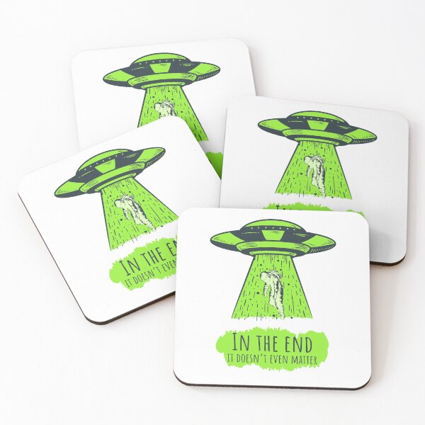 Item preview, UFO Astronaut - In The End designed and sold by MudPuppet.
