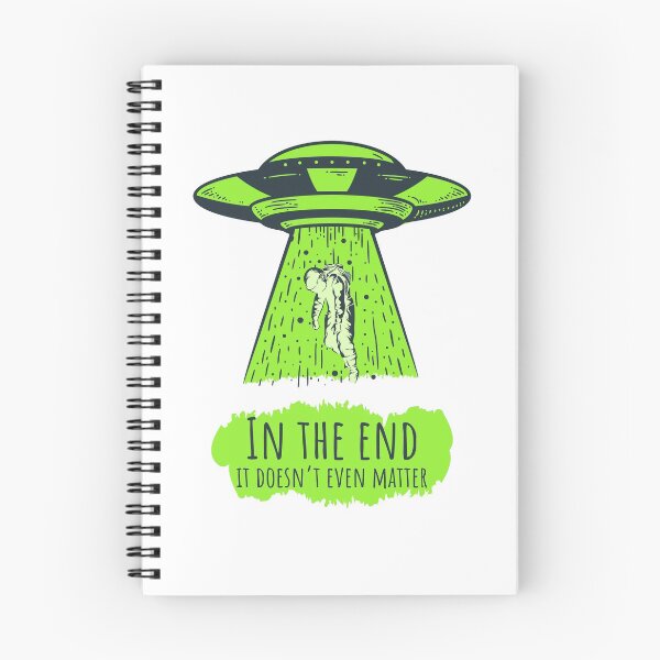 Item preview, UFO Astronaut - In The End designed and sold by MudPuppet.