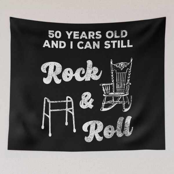 Item preview, Funny 50th Birthday Gag Gift Rock and Roll designed and sold by BetterLeo.