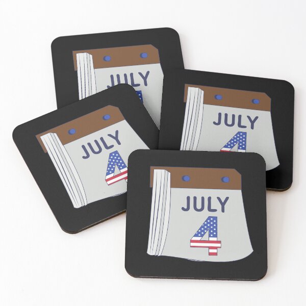 Item preview, Vintage 4th July Calendar illustration  designed and sold by garniturex.