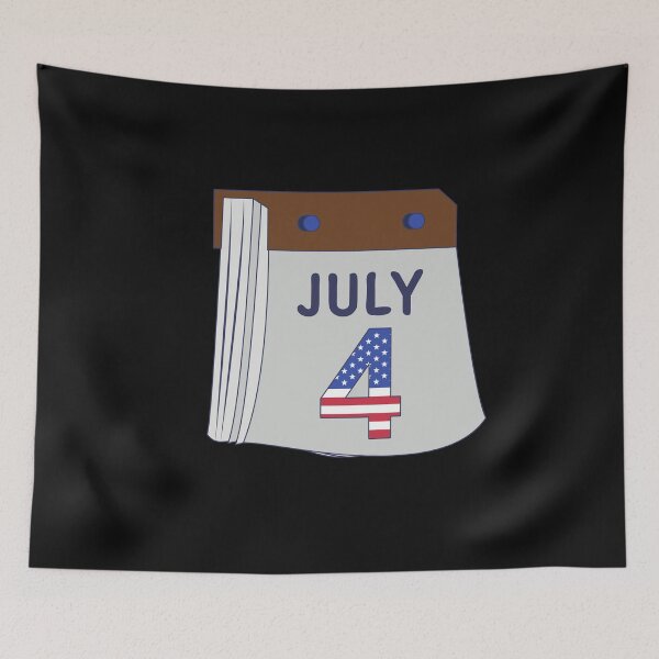 Item preview, Vintage 4th July Calendar illustration  designed and sold by garniturex.