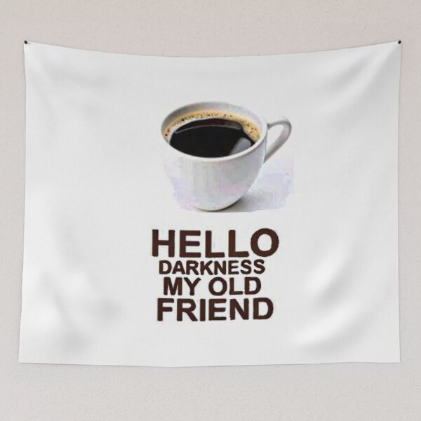 Item preview, HELLO DARKNESS designed and sold by THE AMERICAN TEEVANGELIST.