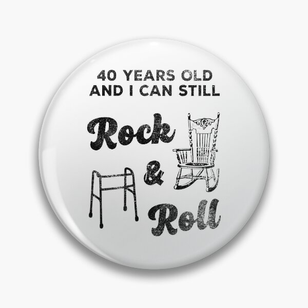 Item preview, Funny 40th Birthday Gag Gift Rock and Roll designed and sold by BetterLeo.