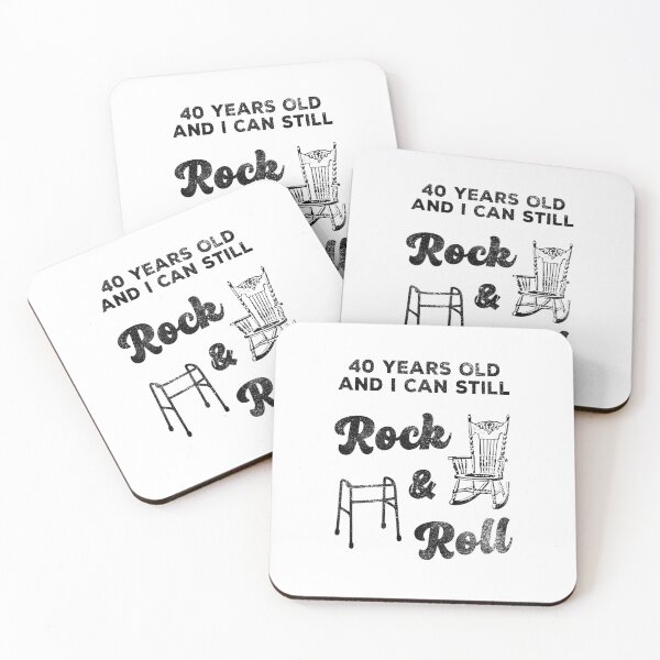 Item preview, Funny 40th Birthday Gag Gift Rock and Roll designed and sold by BetterLeo.