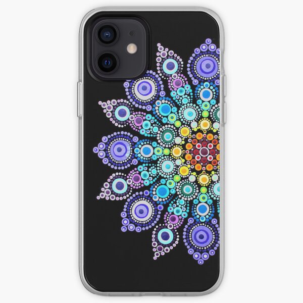 Rainbow Love Mandala iPhone Soft Case