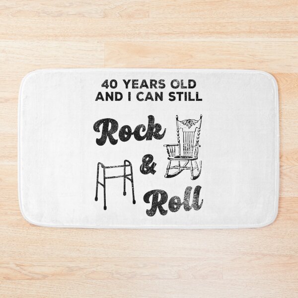 Item preview, Funny 40th Birthday Gag Gift Rock and Roll designed and sold by BetterLeo.