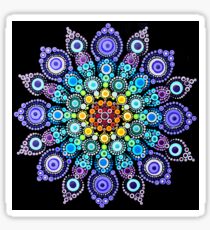 Regenbogen-Liebes-Mandala Sticker