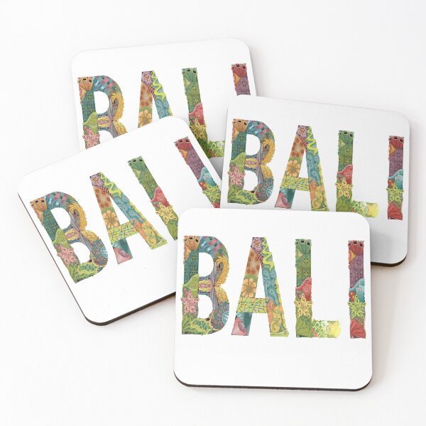 Item preview, Bali Wording Floral designed and sold by TheNightLife.
