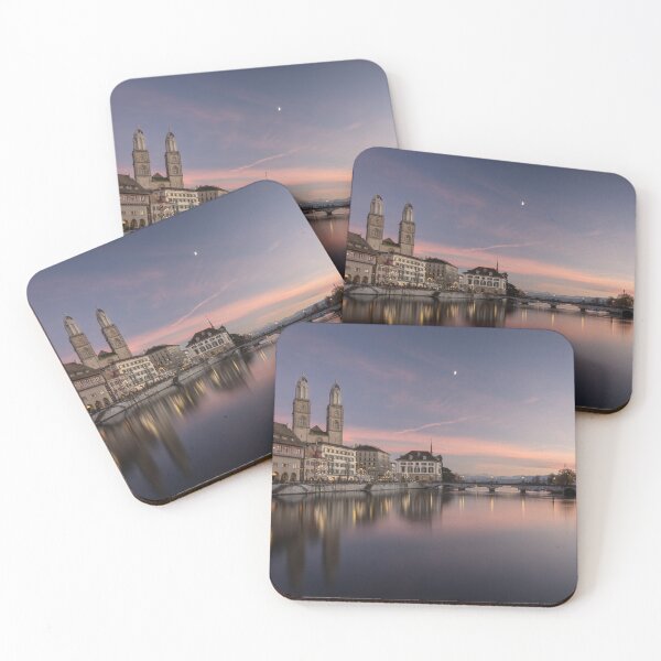 Item preview, Zurich sunset designed and sold by Nadine Küng Art.