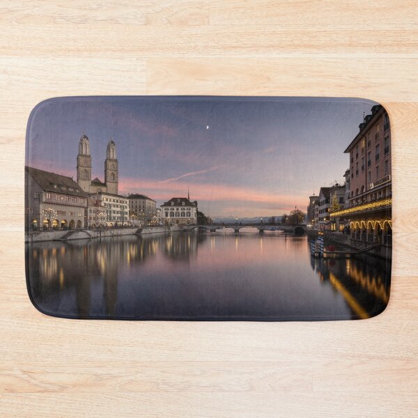 Item preview, Zurich sunset designed and sold by Nadine Küng Art.