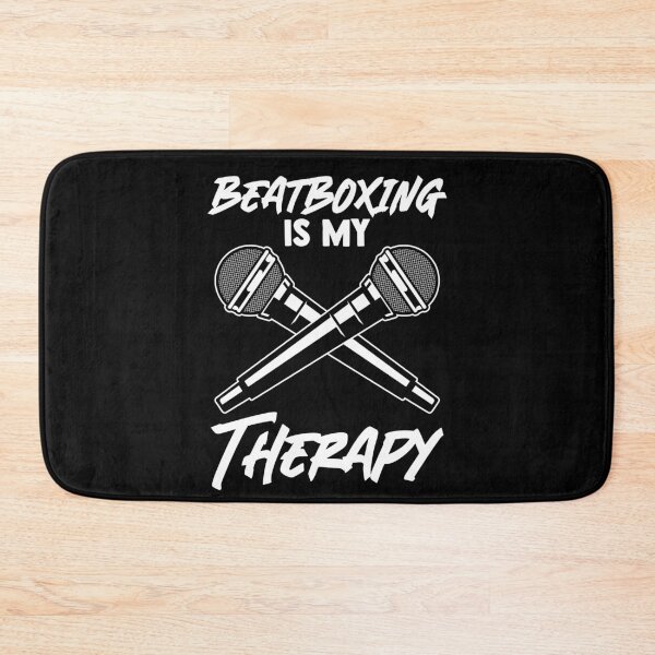 Item preview, Beatboxing Is My Therapy Beatboxer Mic Music Lover designed and sold by Nessshirts.