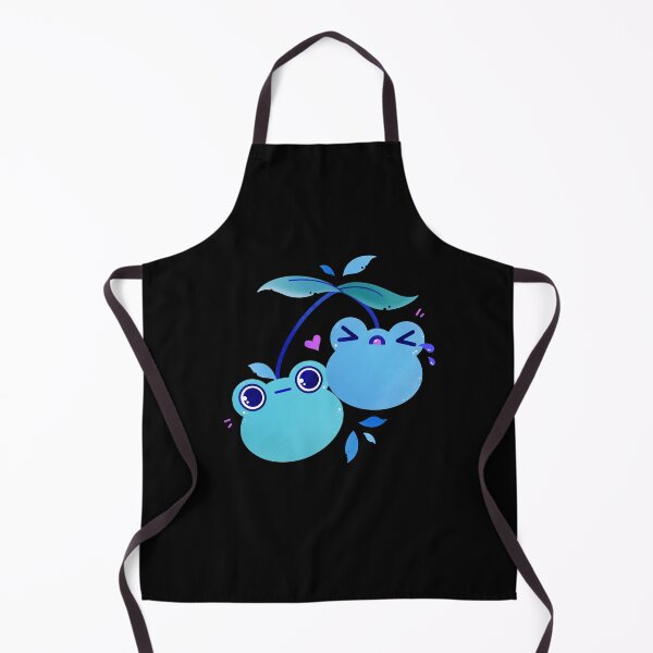 Item preview, Frog cherries with attitude blue designed and sold by Texdoodles.