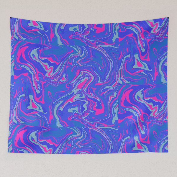 Item preview, Bubblegum Abstract Pattern Pinks, Blues and Purples designed and sold by AMSonArt.