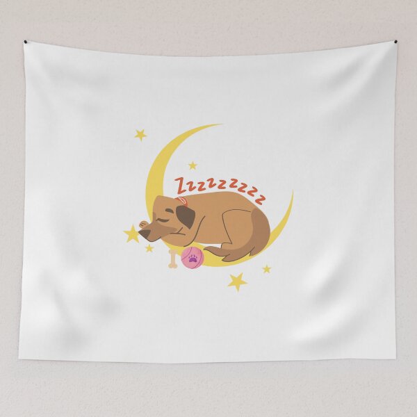 Item preview, Cute Sleeping Chibi Dog designed and sold by mirzadesign.