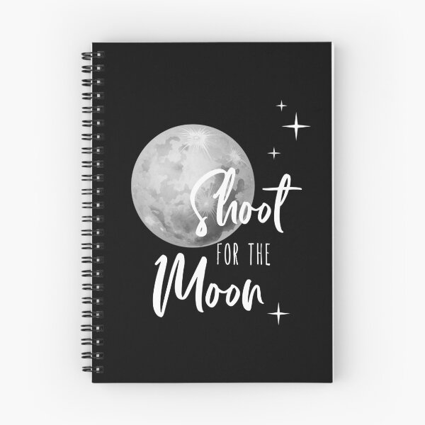 Item preview, Shoot for the Moon - Motivational Quote designed and sold by AGDStudio.
