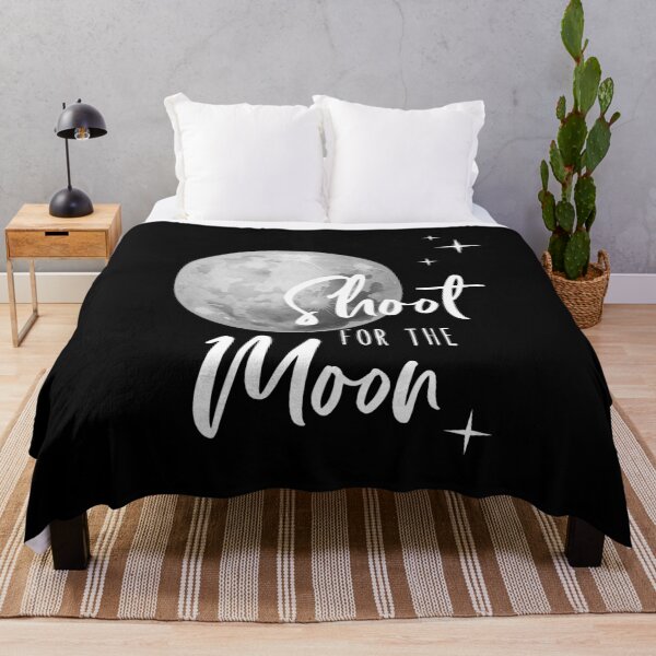 Item preview, Shoot for the Moon - Motivational Quote designed and sold by AGDStudio.