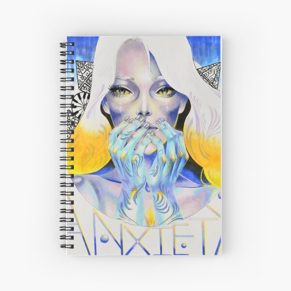 Goddess of Anxiety Spiral Notebook
