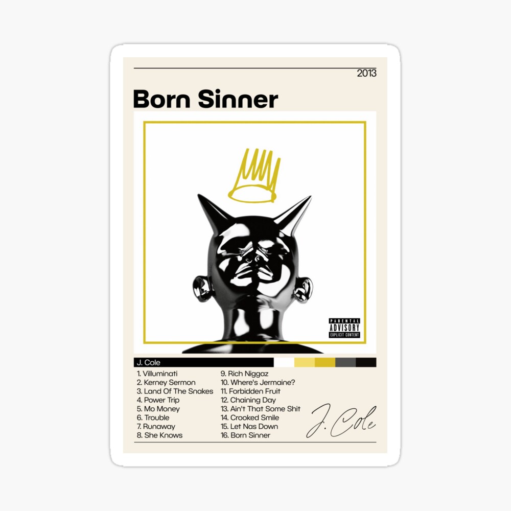 j cole born sinner album tracklist