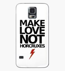 Make Love Not Horcruxes (NOW AVAILABLE IN WHITE) Case/Skin for Samsung Galaxy