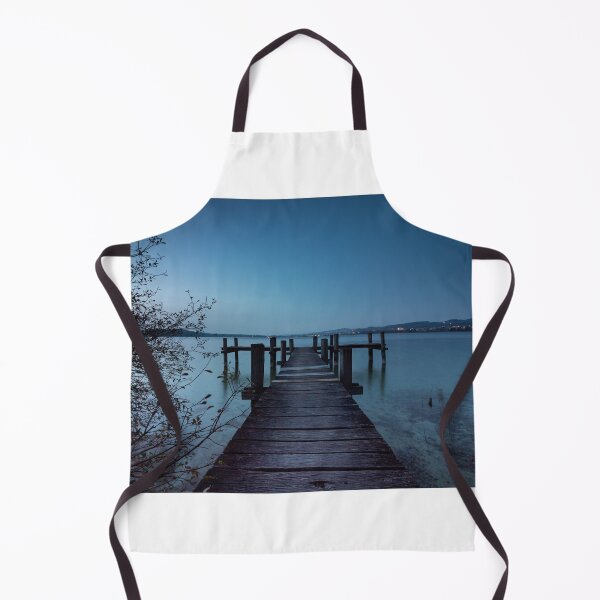 Item preview, Blue hour at the lake designed and sold by Nadine Küng Art.