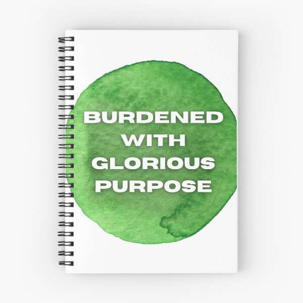 Item preview, Burdened With Glorious Purpose designed and sold by mirzadesign.