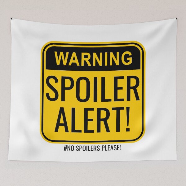 Item preview, #No spoilers please designed and sold by inkwolfdesigns.