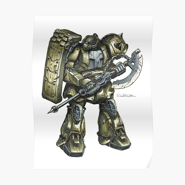 Real-Type Zaku Poster