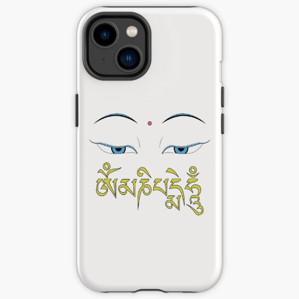Om Mani Padme Hum Buddha Eyes iPhone Tough Case