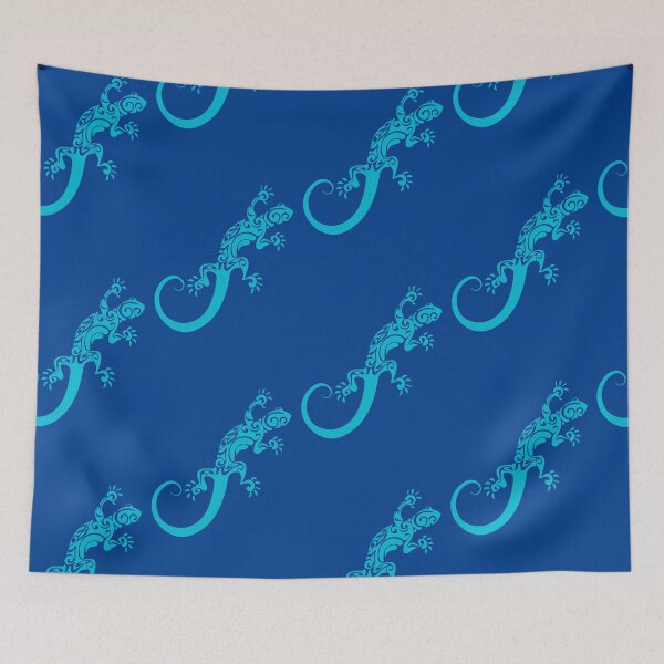 Item preview, #203 - A blue gecko as a pet. Kook Art designed and sold by KookArt.