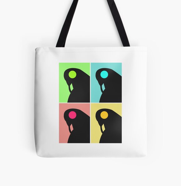 Songbird Pop Art All Over Print Tote Bag