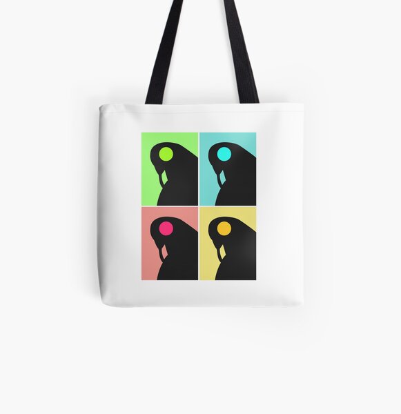 Songbird Pop Art All Over Print Tote Bag