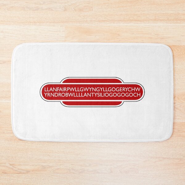 Item preview, Llanfairpwllgwyngyllgogerychwyrndrobwllllantysiliogogogoch designed and sold by Railway-Signs.