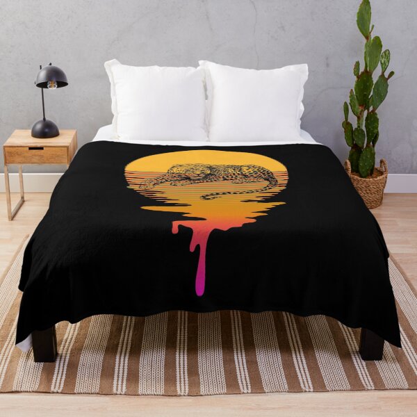 Item preview, Retro 80s Tropical Sun Vaporwave Summer Leopard designed and sold by IZiets.