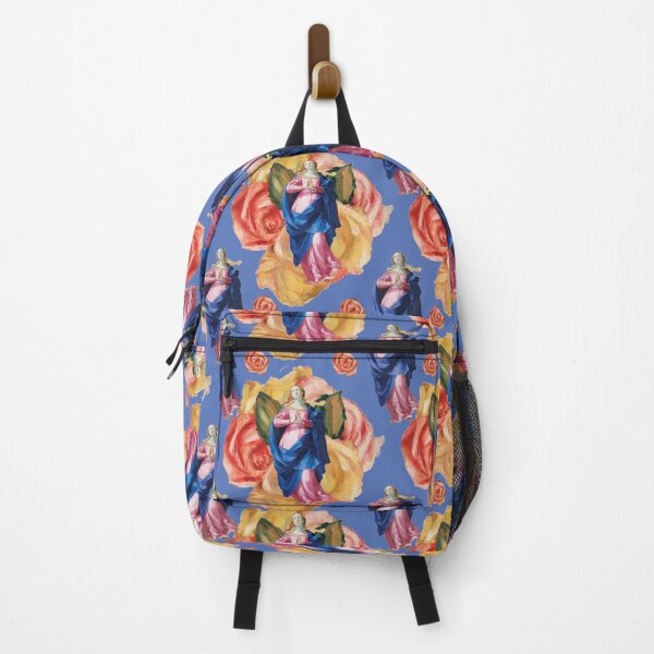 Item preview, The Immaculate Conception on Roses (blue) designed and sold by ArtReborn.